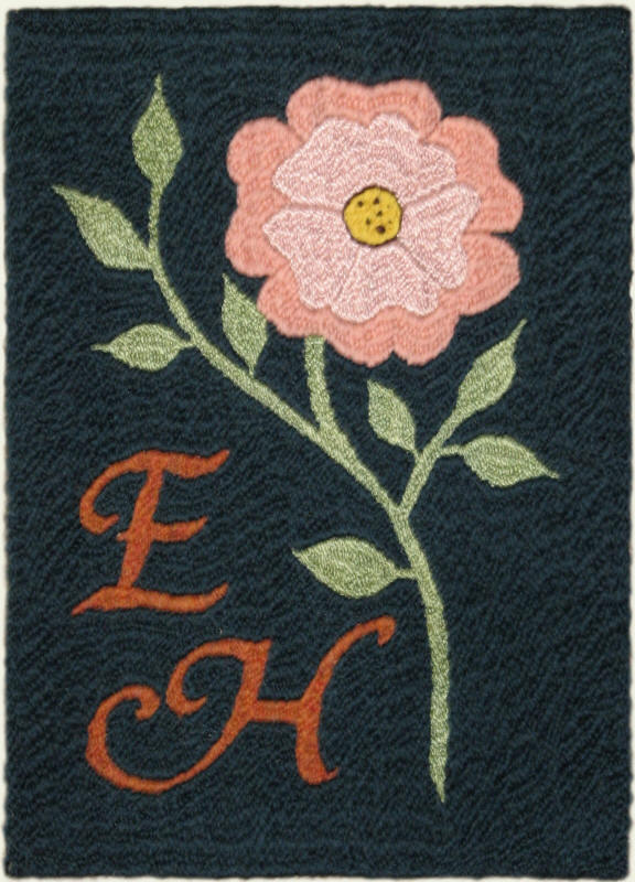 Elke Hirschler - Rose mit Initialen