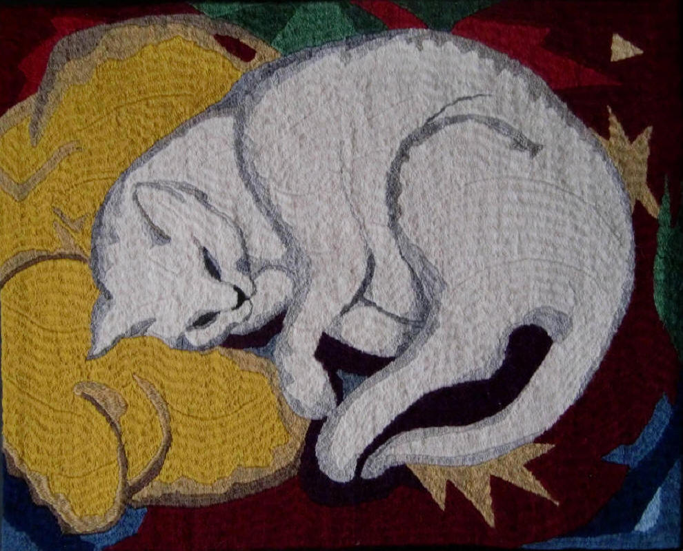 Ingrid Rieke Weiße Katze