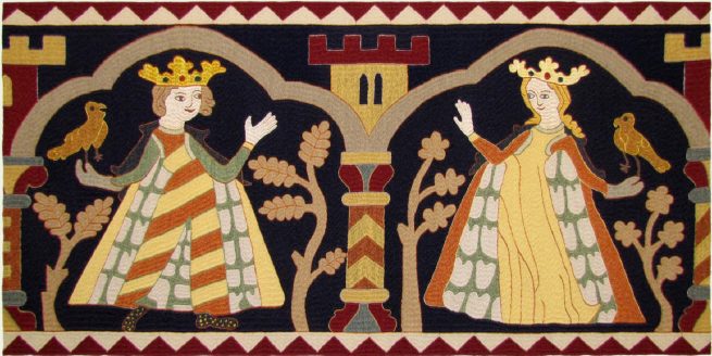 Elke Hirschler - Fürstenpaare-Laken