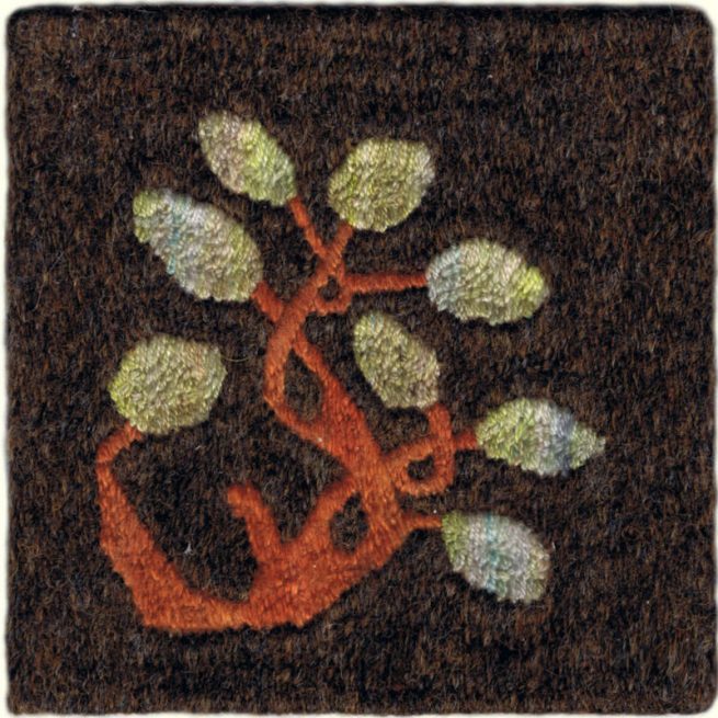 Elke Hirschler - Stickerei für ein Passepartout-Kästchen