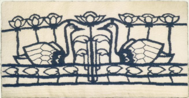 Gertraut Borkenhagen Schwäne und Seerosen