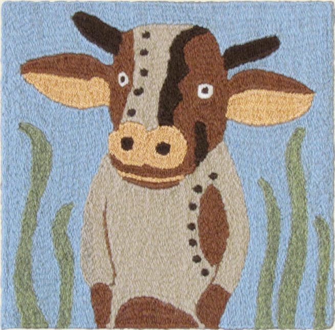 Helga Flegerbein Portrait einer Kuh